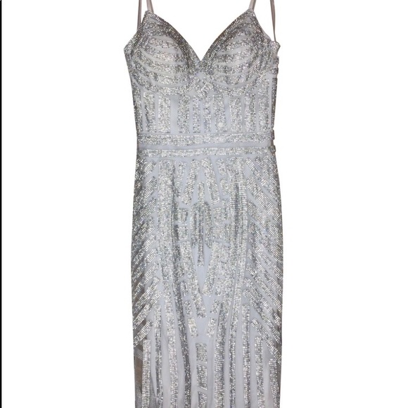 VP Collection Custom White Crystal Dress - Picture 4 of 9